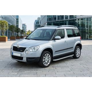 Boční prahy Tayga Grey (2 ks, hliník) Skoda Yeti 2009–2017 fotografie 1