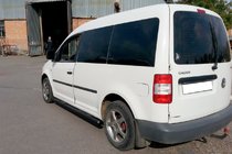 Volkswagen Caddy 2010–2015 Boční trubky BB001 Black (2 ks, nerez) fotografie 5