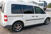 Volkswagen Caddy 2015–2020 Boční trubky BB001 Black (2 ks, nerez) fotografie 2