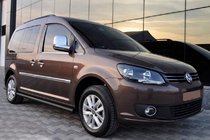 Volkswagen Caddy 2015–2020 Boční trubky BB001 Black (2 ks, nerez) fotografie 1