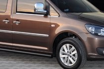 Volkswagen Caddy 2020– Boční trubky BB001 Black (2 ks, nerez) fotografie 8