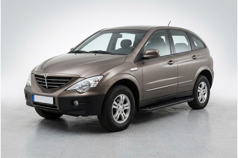 SsangYong Action 2005–2018 Boční prahy Allmond Black (2 ks, hliník) Image