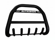 Mitsubishi Pajero Wagon IV 2006–2021 Přední ochranný rám (bullbar) QT012 Black (nerez) fotografie 1