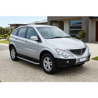 Boční prahy Tayga Grey (2 ks, hliník) SsangYong Action 2005–2018 fotografie 1