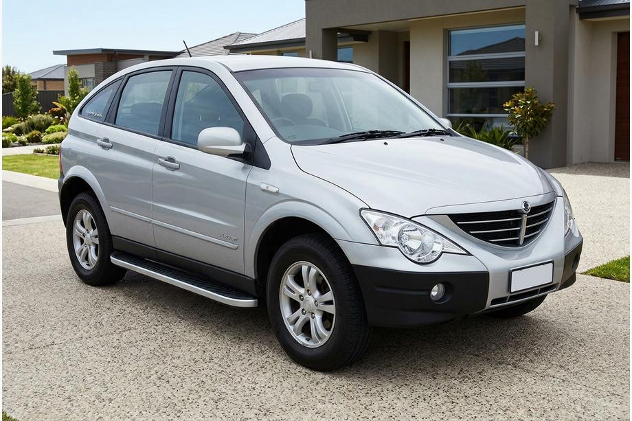 SsangYong Action 2005–2018 Boční prahy Tayga Grey (2 ks, hliník) Image