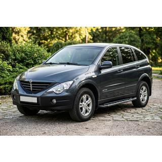 Boční nášlapy RedLine Black (2 ks, hliník) SsangYong Action 2005–2018 fotografie 1