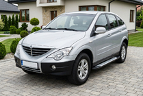 SsangYong Action 2005–2018 Boční nášlapy Allmond Grey (2 ks, hliník) fotografie 1