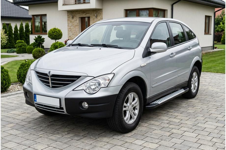 SsangYong Action 2005–2018 Boční nášlapy Allmond Grey (2 ks, hliník) Image