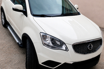 SsangYong Korando 2010–2019 Boční nášlapy Line (2 ks, hliník) fotografie 1