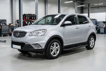 SsangYong Korando 2010–2019 Boční prahy Bosphorus Black (2 ks, hliník) fotografie 1