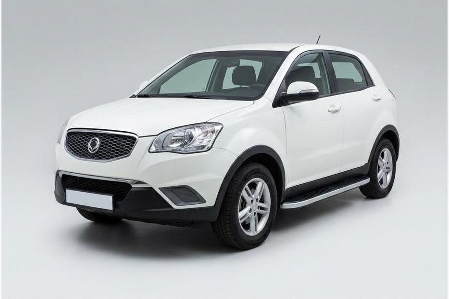 SsangYong Korando 2010–2019 Boční nášlapy Tayga Grey (2 ks, hliník) Image