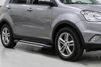 SsangYong Korando 2010–2019 Boční nášlapy Rainbow (2 ks, hliník) fotografie 1