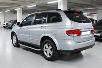 SsangYong Kyron 2005–2014 Boční prahy Tayga Grey (2 ks, hliník) fotografie 1