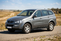 SsangYong Kyron 2005–2014 Boční nášlapy RedLine Black (2 ks, hliník) fotografie 1