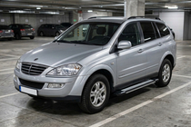 SsangYong Kyron 2005–2014 Boční nášlapy Rainbow (2 ks, hliník) fotografie 1
