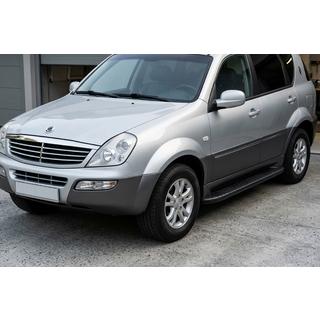 Boční prahy Bosphorus Black (2 ks, hliník) SsangYong Rexton I 2001–2017 fotografie 1