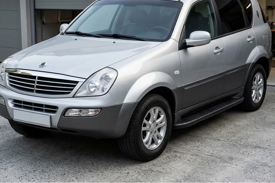 SsangYong Rexton I 2001–2017 Boční prahy Bosphorus Black (2 ks, hliník) Image