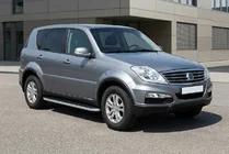 SsangYong Rexton I 2001–2017 Boční nášlapy Tayga Grey (2 ks, hliník) fotografie 1