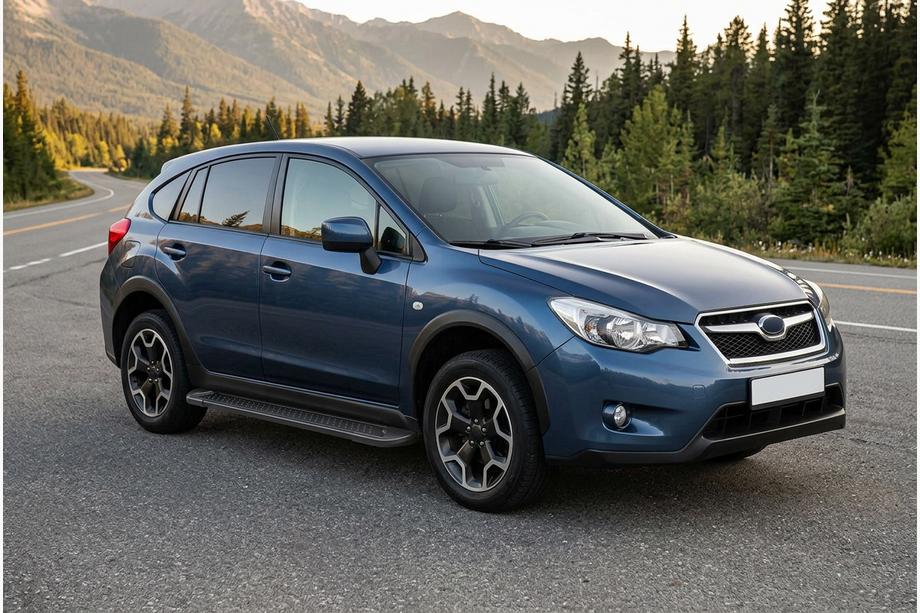 Subaru XV 2011–2017 Boční prahy Allmond Black (2 ks, hliník) Image