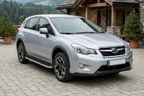 Subaru XV 2011–2017 Boční prahy Tayga Grey (2 ks, hliník) fotografie 1