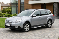 Subaru Outback 2009–2014 Boční prahy RedLine V1 (2 ks, hliník) fotografie 1