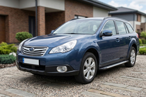 Subaru Outback 2009–2014 Boční nášlapy Line (2 ks, hliník) fotografie 1
