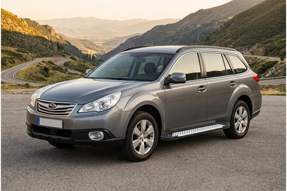 Subaru Outback 2009–2014 Boční nášlapy Allmond Grey (2 ks, hliník) Image