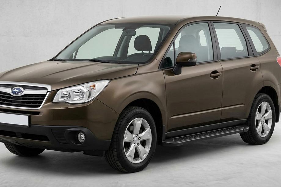 Subaru Forester 2013–2018 Boční prahy Allmond Black (2 ks, hliník) Image