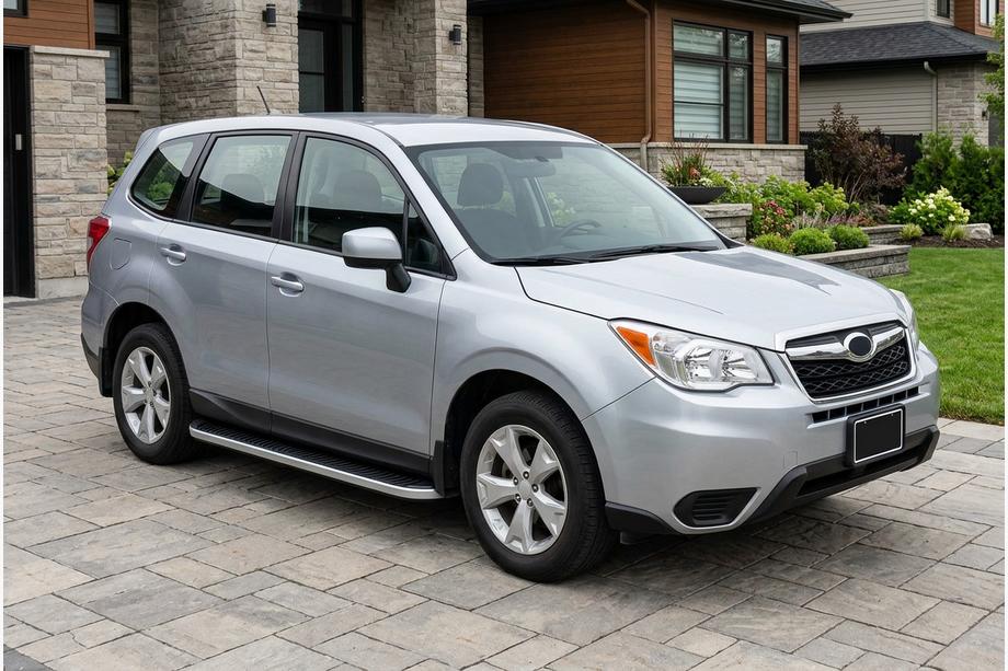 Subaru Forester 2013–2018 Boční prahy Tayga Grey (2 ks, hliník) Image