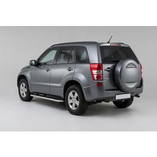 Boční prahy Maydos V1 (2 ks, hliník ↗ nerez) Suzuki Grand Vitara 2005–2017 fotografie 1