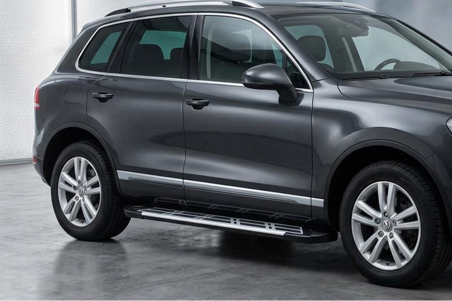 Volkswagen Touareg 2002–2010 Boční nášlapy Sunrise (2 ks, hliník) Image