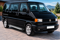 Volkswagen T4 Transporter 1990–2003 Boční nášlapy Line (2 ks, hliník) Krátký rozvor fotografie 1