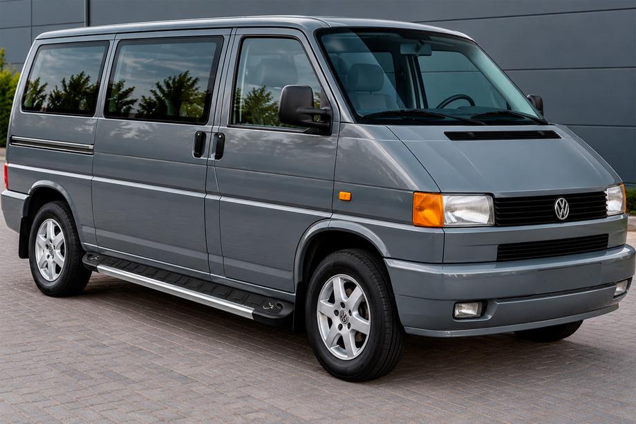 Volkswagen T4 Transporter 1990–2003 Boční nášlapy Duru (2 ks, hliník) Dlouhý rozvor Image