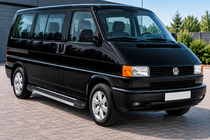 Volkswagen T4 Caravelle/Multivan 1990–2003 Boční prahy RedLine V1 (2 ks, hliník) Krátký rozvor fotografie 1
