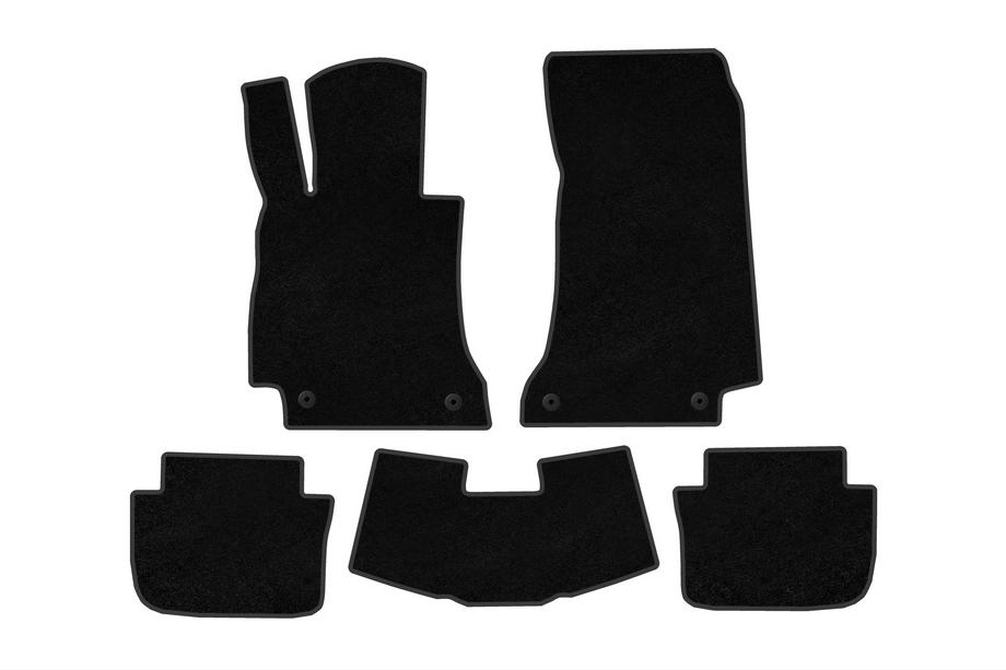 Mercedes E-class W214 2023– Textilní autokoberce Classic (Cabrio, černé) Image