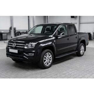 Boční prahy Bosphorus Black (2 ks, hliník) Volkswagen Amarok 2010–2022 fotografie 1