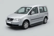 Volkswagen Caddy 2004–2010 Boční prahy Allmond Black (2 ks, hliník) fotografie 1
