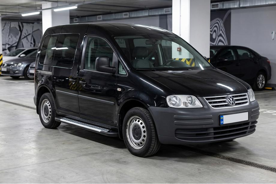 Volkswagen Caddy 2004–2010 Boční nášlapy Line (2 ks, hliník) Maxi (dlouhý rozvor) Image