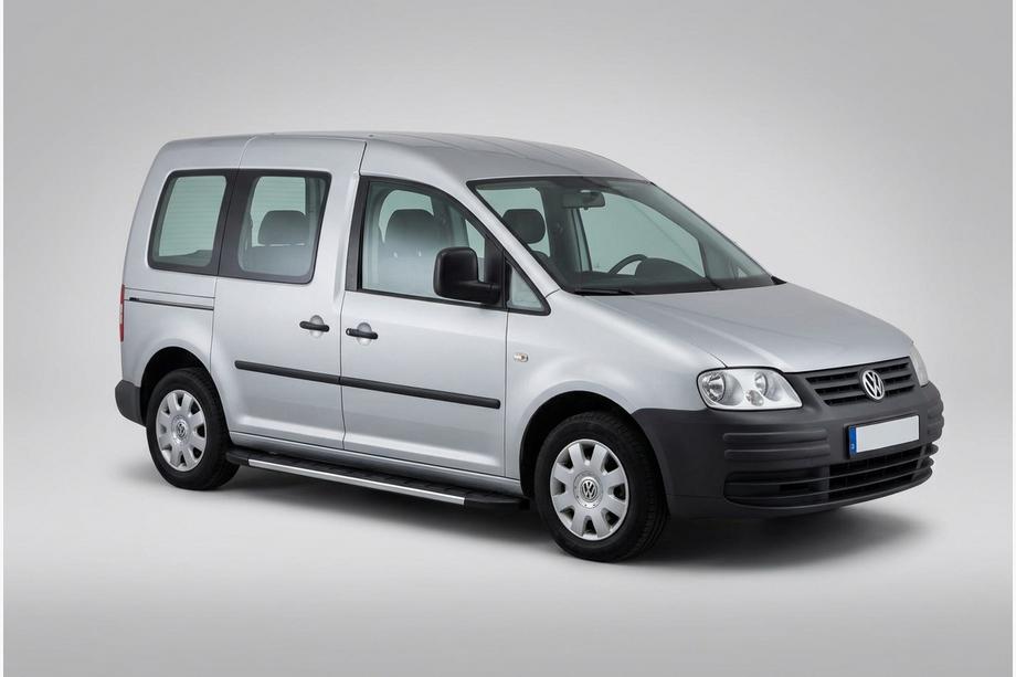 Volkswagen Caddy 2004–2010 Boční nášlapy Duru (2 ks, hliník) Standardní základna Image
