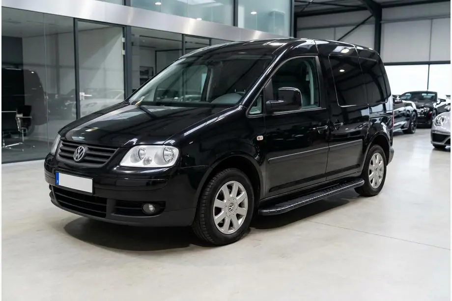 Volkswagen Caddy 2004–2010 Boční prahy Bosphorus Black (2 ks, hliník) Image