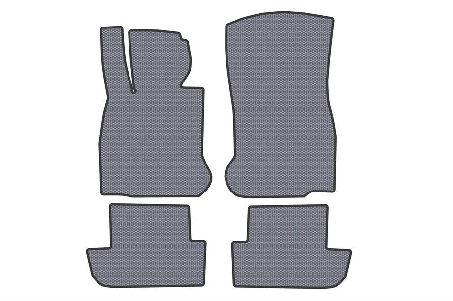 BMW řady 6 F12/F13/F06 2011–2018 Gumové autokoberce do interiéru Carsuit (pro F12/13, šedé) Fotografie 1