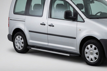 Volkswagen Caddy 2010–2015 Boční nášlapy Duru (2 ks, hliník) fotografie 1