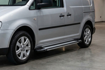 Volkswagen Caddy 2010–2015 Boční nášlapy Rainbow (2 ks, hliník) Standardní základna fotografie 1