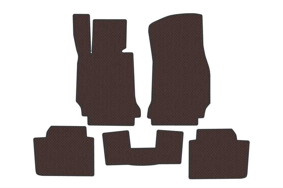 BMW řada 4 F32/F33/F36 2012–2020 Gumové koberečky Carsuit do interiéru (pro F36, hnědé) Image