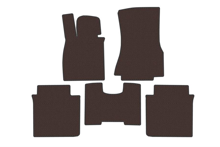 BMW řada 7 G70/G71 2022– Gumové autokoberce Carsuit do interiéru (pro G70E, hnědé) Image