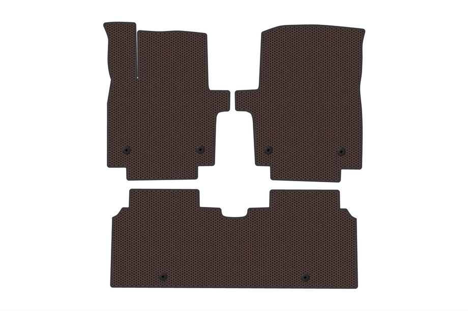 Kia EV6 2021– Gumové autokoberce Carsuit (hnědé) Image