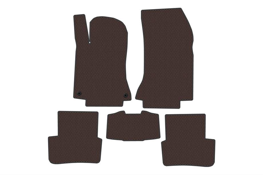 Mercedes B-class W246 2011–2018 Gumové autokoberce Carsuit (hnědé) Image