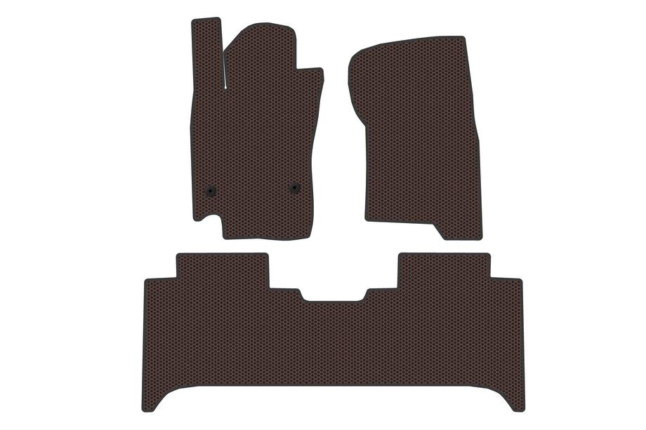 Nissan Navara/NP300 2016– Gumové autokoberce Carsuit V2 (Hnědé) Image