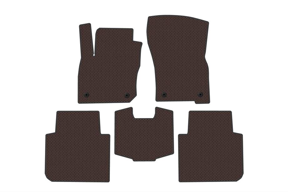 Volkswagen Tayron 2024– Gumové autokoberce Carsuit (hnědé) Image