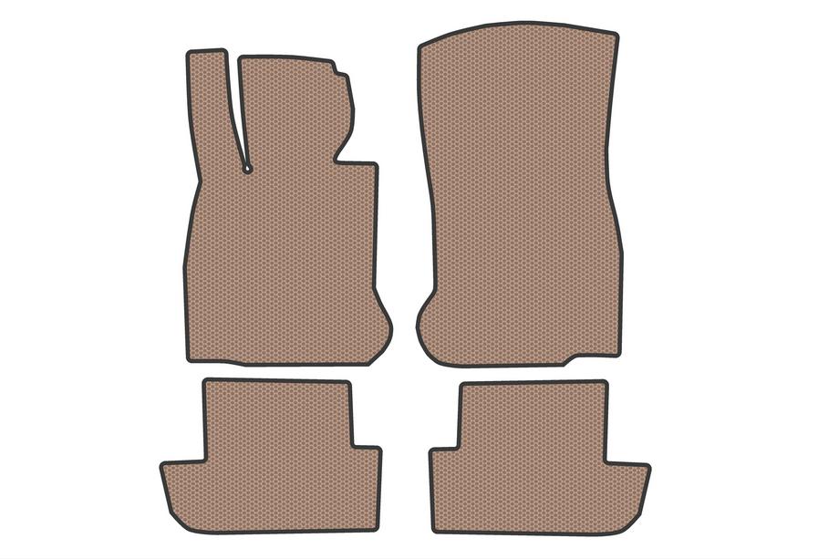 BMW řady 6 F12/F13/F06 2011–2018 Gumové autokoberce Carsuit (pro F12/13, béžové) Fotografie 1